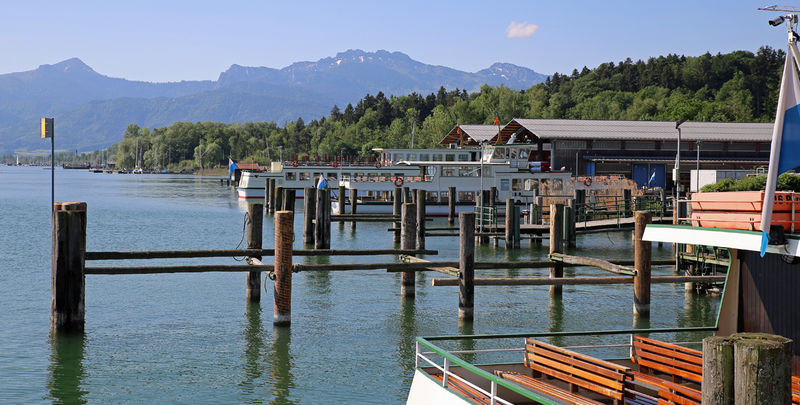 Jezioro Chiemsee - port