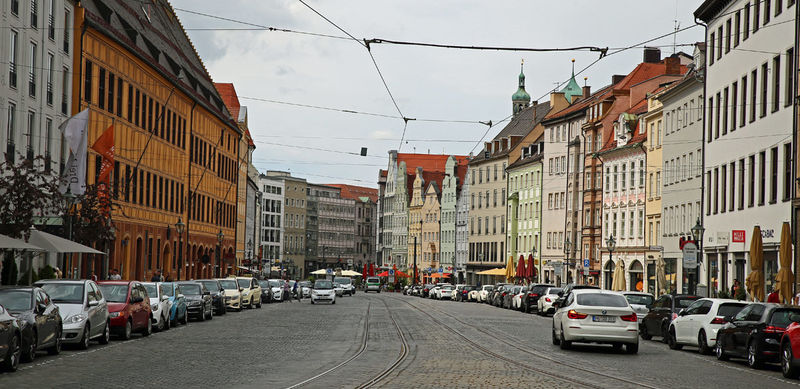 Maximilianstrasse w Augsburgu