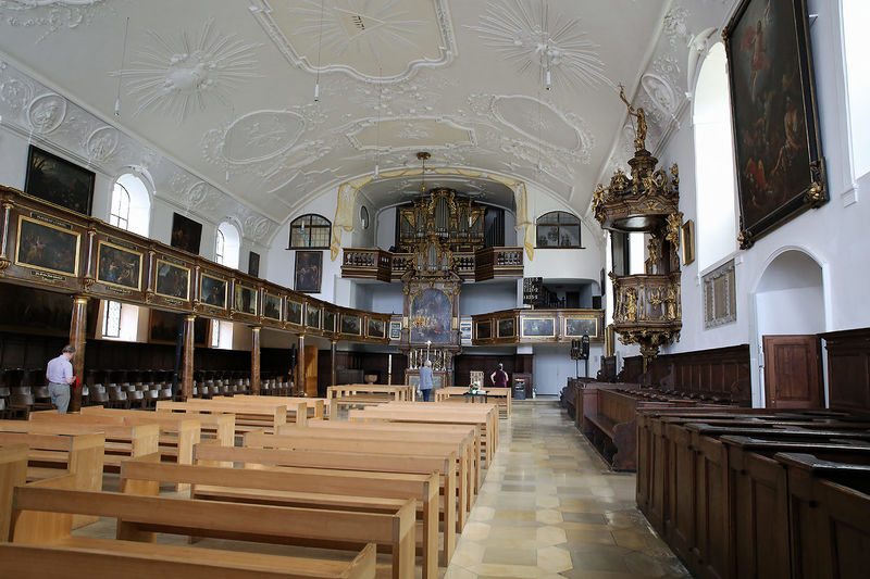 Wnętrze Kościoła św. Ulryka w Augsburgu