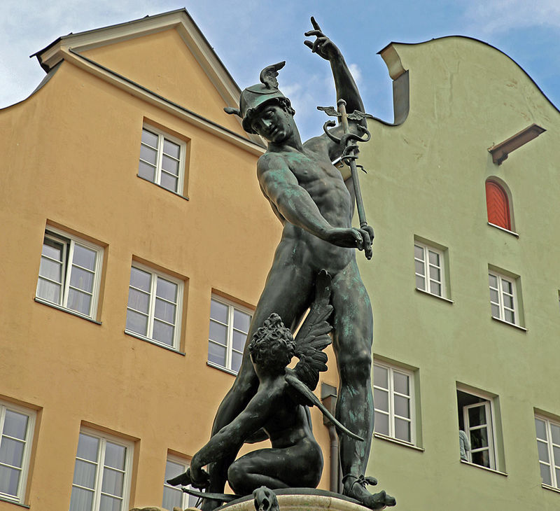 Fontanna Merkurego w Augsburgu (Merkurbrunnen)