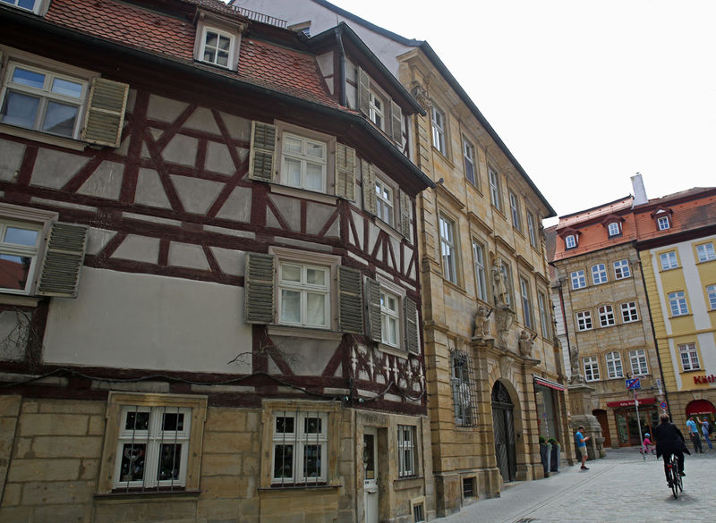 Bamberg - przykład muru pruskiego