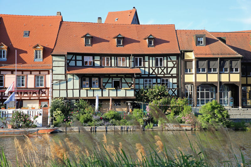Mała Wenecja Bamberg (widok z mostu Untere Brücke)