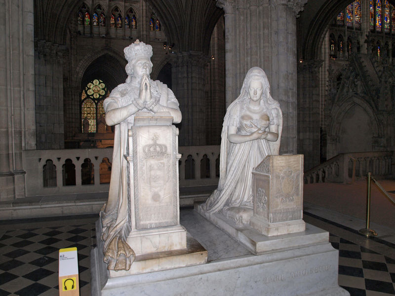Ludwik XVI i Maria Antonina - Katedra Saint-Denis