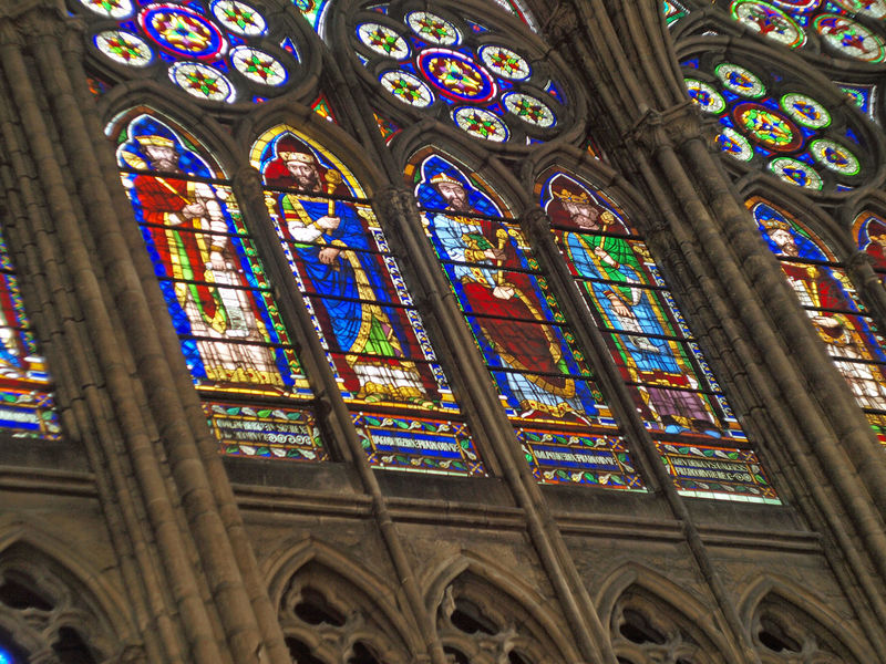 Witraże - Katedra Saint-Denis