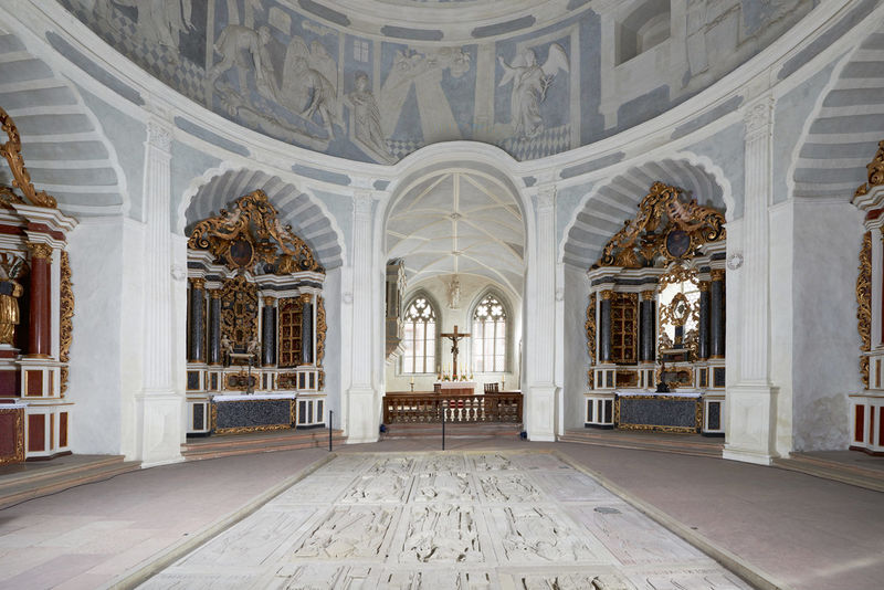 Kościół Najświętszej Marii Panny (Marienkirche) Twierdza Marienberg w Würzburgu (Zdjęcie dzięki uprzejmości © Bayerische Schlösserverwaltung)