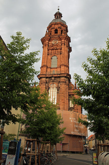 Würzburg - widok na kościół Neubaukirche