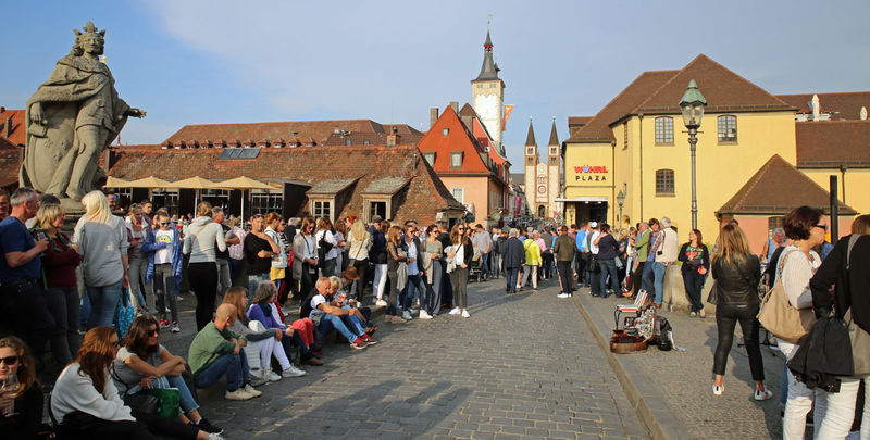 Weekend na Starym Moście w Würzburgu