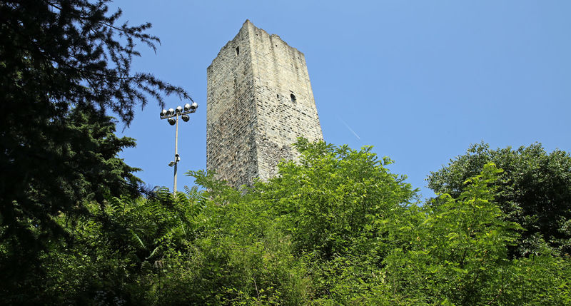 Castello Baradello w Como