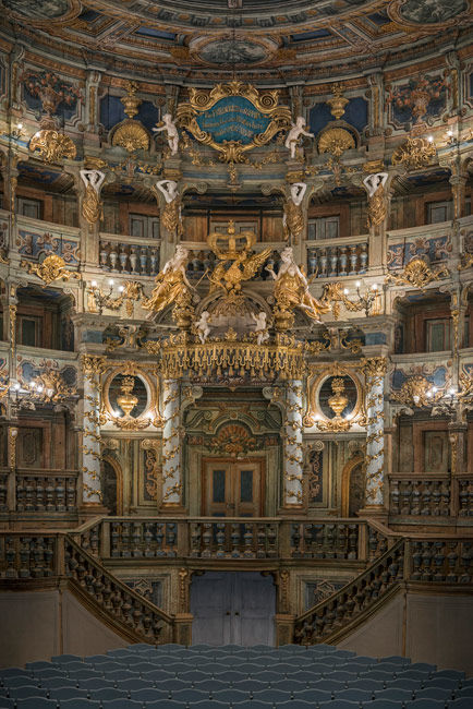 !Loża królewska - Opery Margrabiów w Bayreuth (Zdjęcie dzięki uprzejmości © Bayerische Schlösserverwaltung)