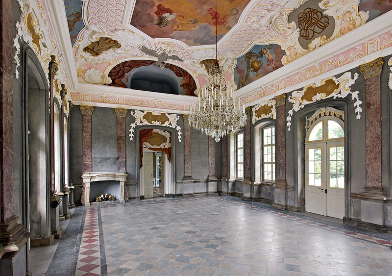 !Ermitaż w Bayreuth - zwiedzanie wnętrz (Zdjęcie dzięki uprzejmości © Bayerische Schlösserverwaltung)