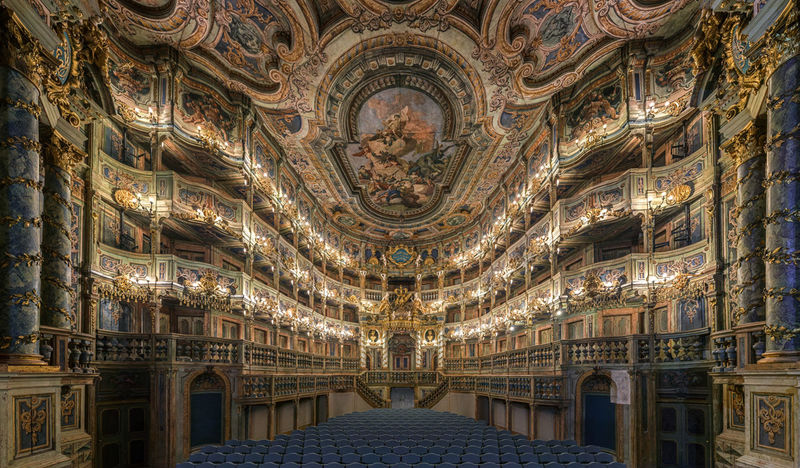 !Opera Margrabiów (Markgräfliches Opernhaus) w Bayreuth (Zdjęcie dzięki uprzejmości © Bayerische Schlösserverwaltung)