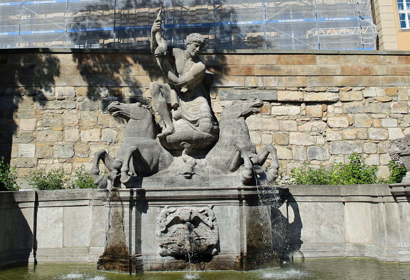 !Fontanna Wittelsbachów (Wittelsbacher Brunnen) w Bayreuth