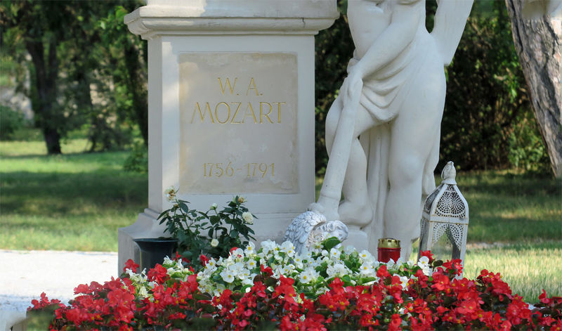 Grób Wolfganga Amadeusza Mozarta w Wiedniu