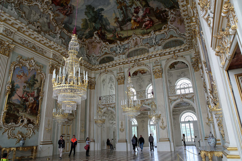 !Wielka Sala w Pałacu Nymphenburg w Monachium