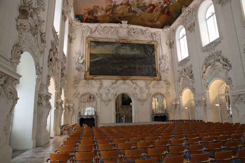 !Wielka Sala - Nowy Pałac Schleissheim (Neuse Schloss Schleissheim), okolice Monachium