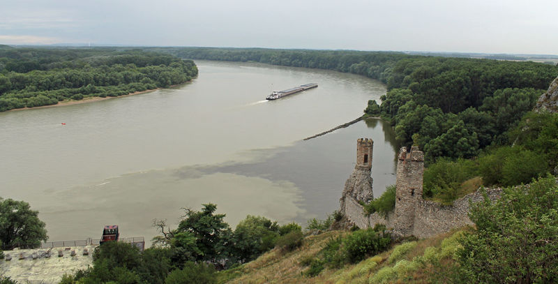 Widoki z ruin Zamku Devin (okolice Bratysławy)