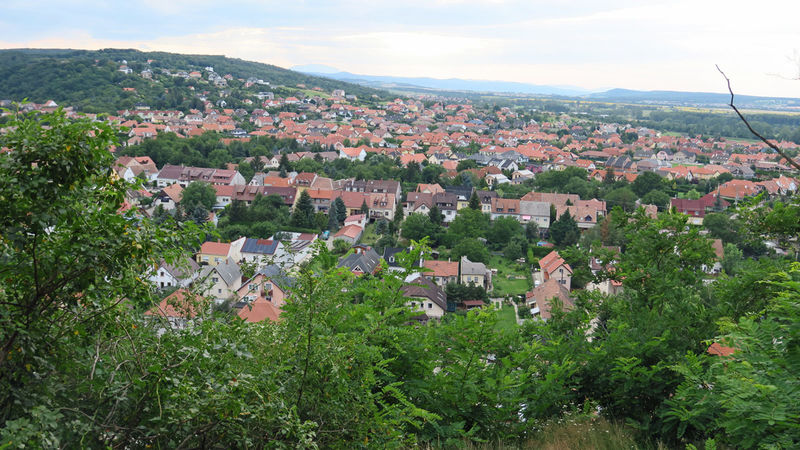 Sopron - widok na miasto z gór Soprońskich