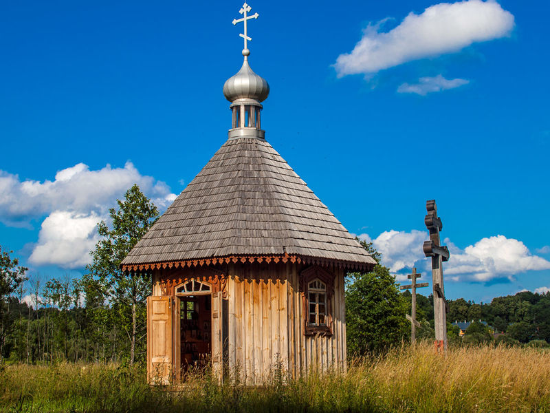 !Cerkiew w Skansenie w Białowieży - Puszcza Białowieska