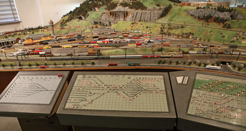 Model kolejki elektrycznej - Muzeum kolei w Norymberdze (DB Museum)