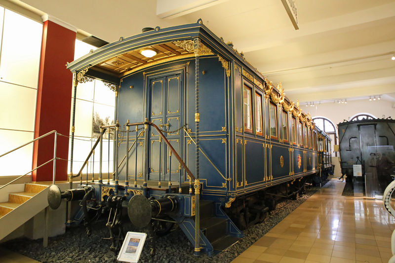 Wagon króla Ludwika II - Muzeum kolei w Norymberdze (DB Museum)