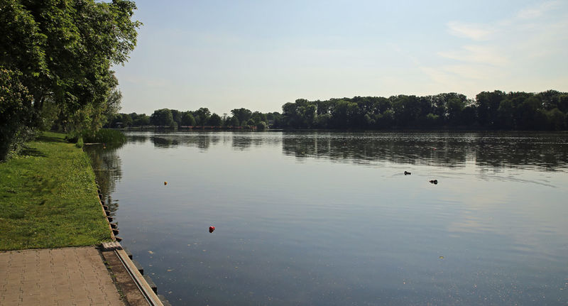 !Jezioro Dutzendteich w Norymberdze - teren zjazdów NSDAP