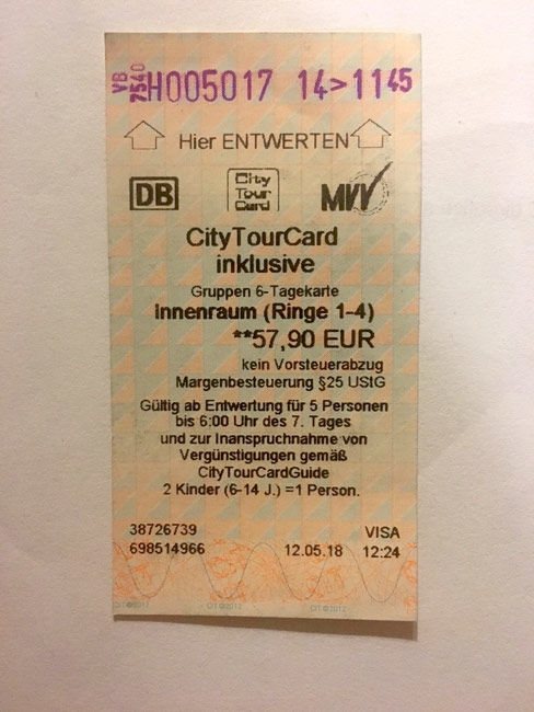 CityTourCard München - bilet na grupowy na komunikację miejską w Monachium wraz ze zniżkami na wybrane atrakcje