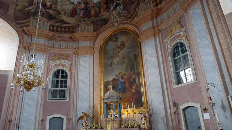 Wnętrze kościoła - Bergkirche (Haydnkirche) w Eisenstadt