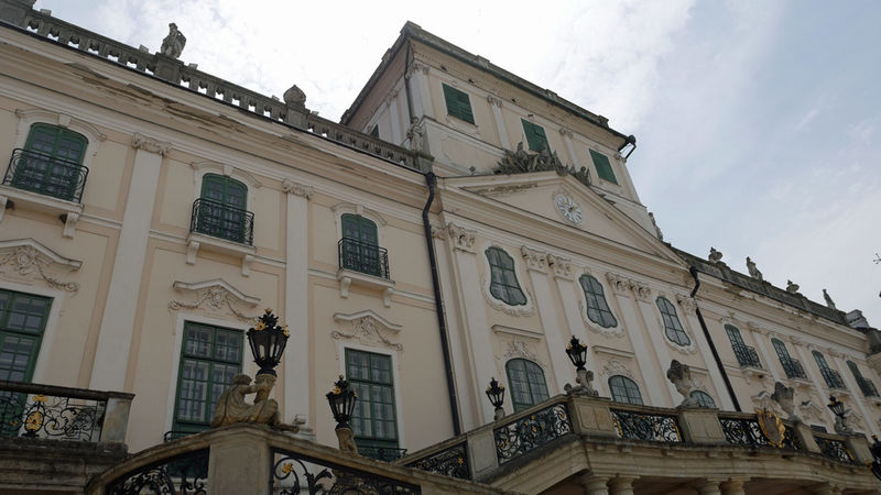 Fasada - Esterháza (pałac w Fertőd)