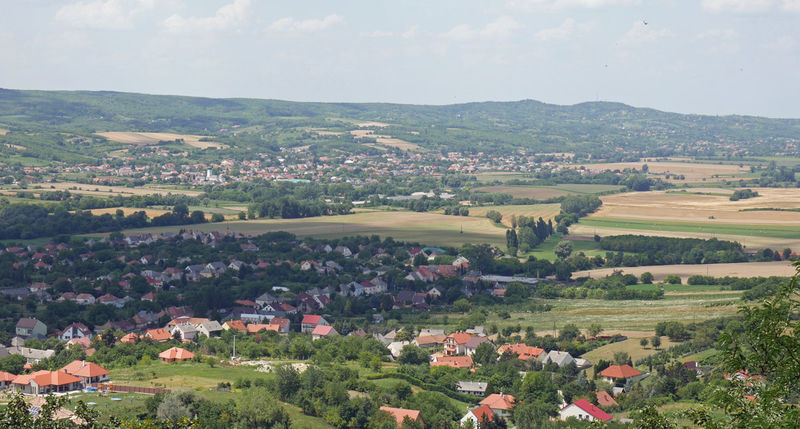 Widok z klasztoru opactwa Pannonhalma