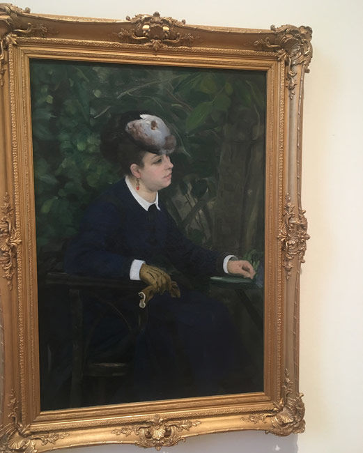 !Kobieta w ogrodzie - Pierr-Auguste Renoir (Muzeum sztuki (Kunstmuseum) w Bazylei)
