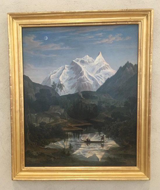 !Krajobraz w górskim jeziorem - Joseph Anton Koch (Muzeum sztuki (Kunstmuseum) w Bazylei)