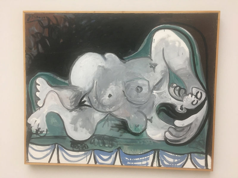Kobieta leżąca na tapczanie - Pablo Picasso (Muzeum sztuki (Kunstmuseum) w Bazylei)