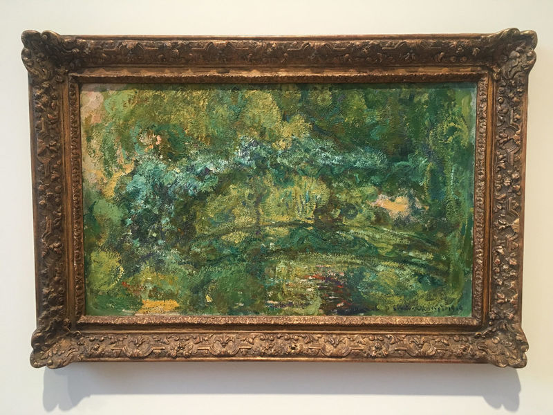'Kładka nad stawem z liliami wodnymi' Claude Monet - Muzeum Sztuki (Kunstmuseum) Bazylea