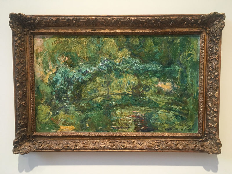 Kładka nas stawem z liliami wodnymi - Claude Monet (Muzeum sztuki (Kunstmuseum) w Bazylei)
