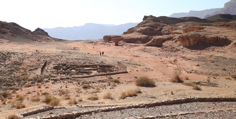 Park Timna - widok na formację 'Grzyb'