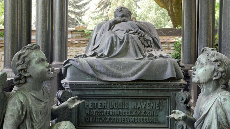 Grób Petera Louisa Ravene'a - Cmentarz Französischer w Berlinie
