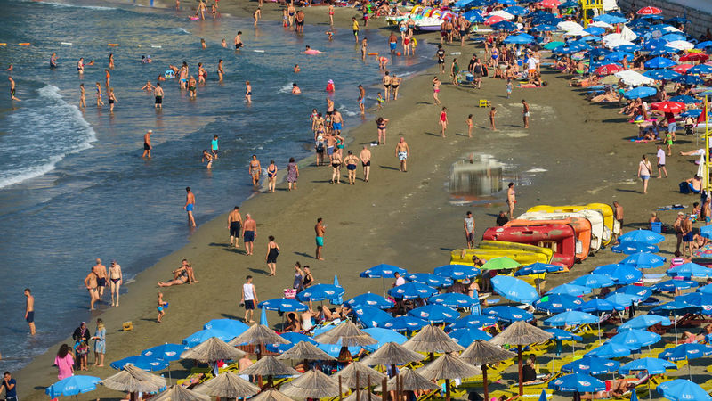 Plaża miejska w Ulcinj - Czarnogóra