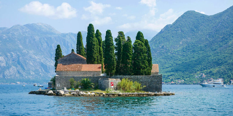 Wyspa św. Jerzego (Sveti Đorđe), Perast, Zatoka Kotorska