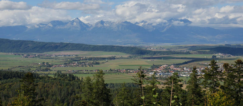 Panorama Tatr z Kláštorisko (Słowacki Raj)