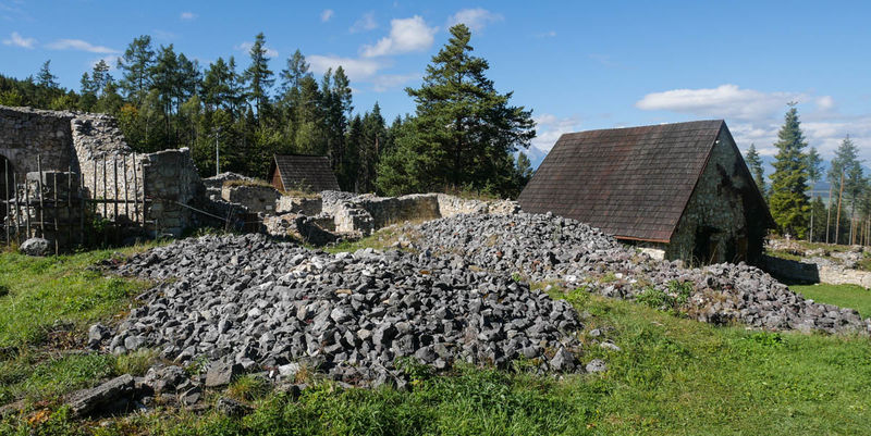 Ruiny klasztoru - Słowacki Raj
