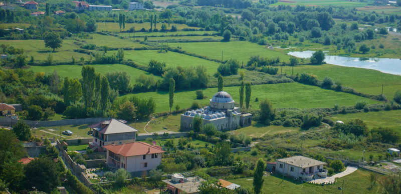 Widok na Ołowiany Meczet w Szkodrze