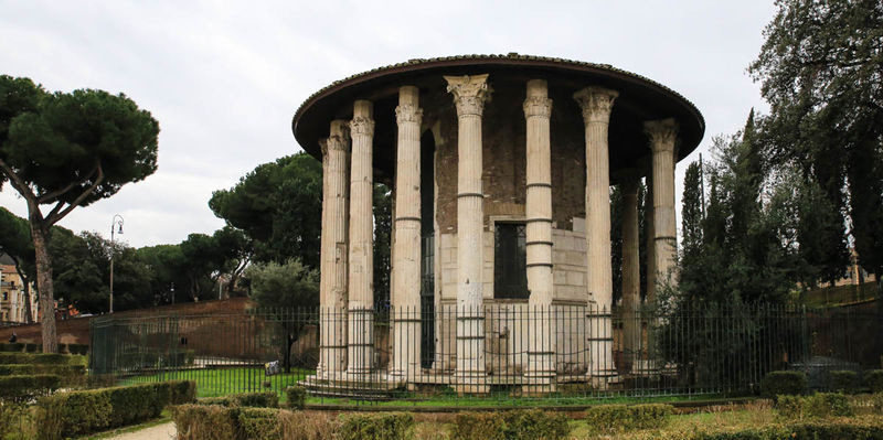 !Świątynia Herkulesa Zwycięzcy - Rzym