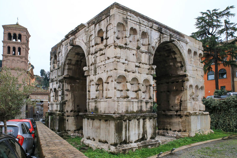 !Arco di Giano - Łuk Janusa w Rzymie