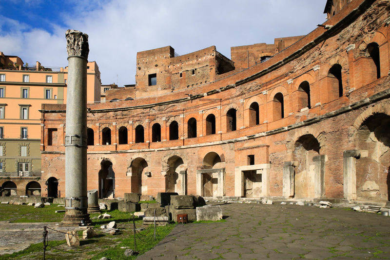 !Forum Trajana (część Forów Imperialnych) w Rzymie