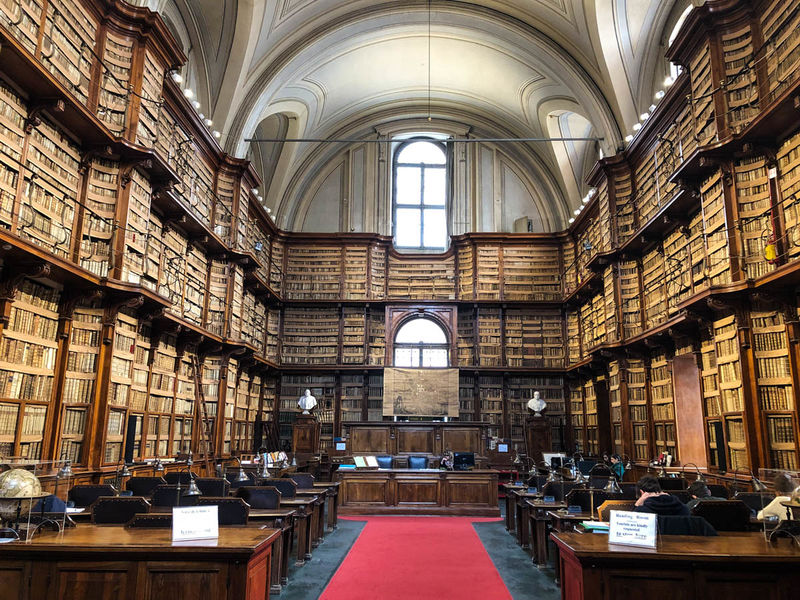 !Biblioteka Angelica w Rzymie