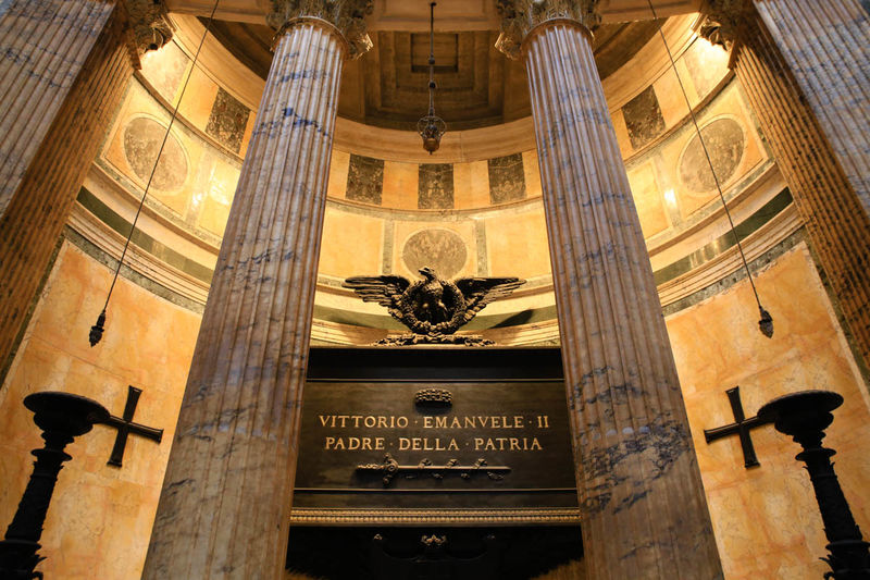 !Grób króla Włoch Wiktora Emmanuela II - Panteon w Rzymie