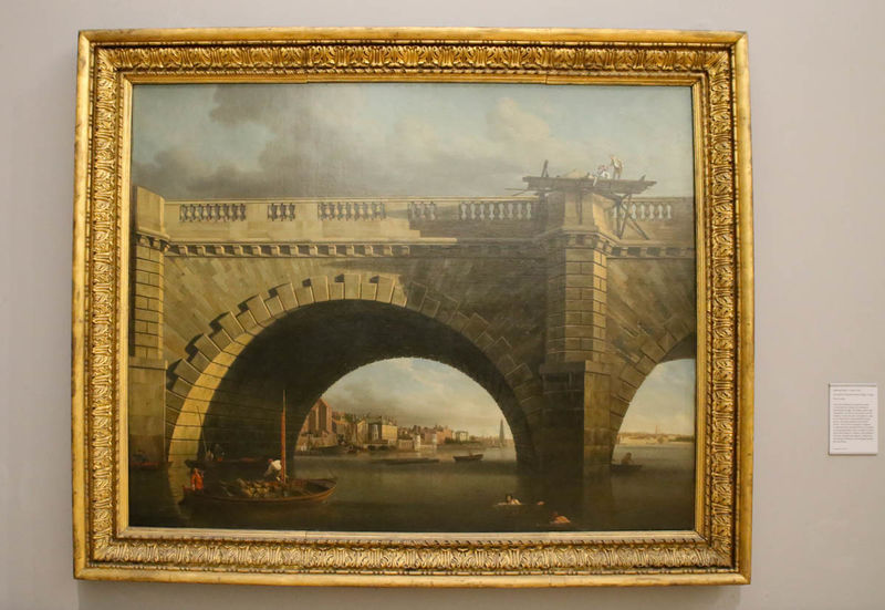 'An Arch of Westminster Bridge' - Samuel Scott (Tate Britain - Londyn)