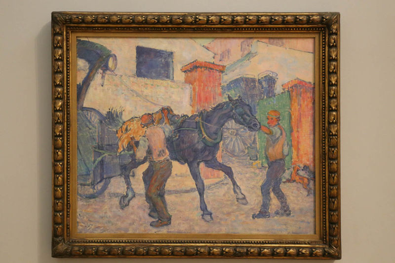 The Cab Horse' - Robert Bevan (Tate Britain - Londyn)