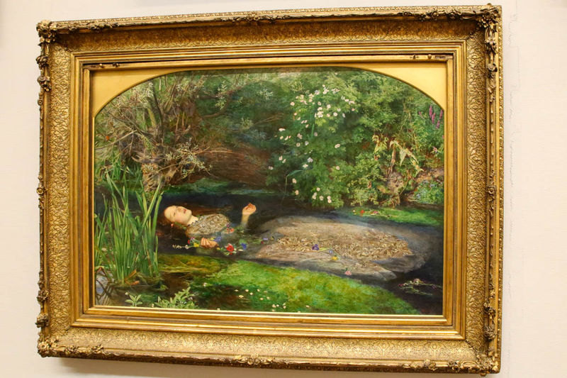 'Ofelia' - John Everett Millais (Tate Britain - Londyn)