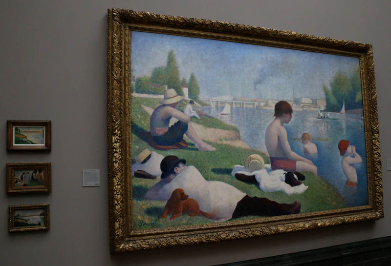 'Kąpiel w Asnieres' Georges Seurat - Galeria Narodowa w Londynie